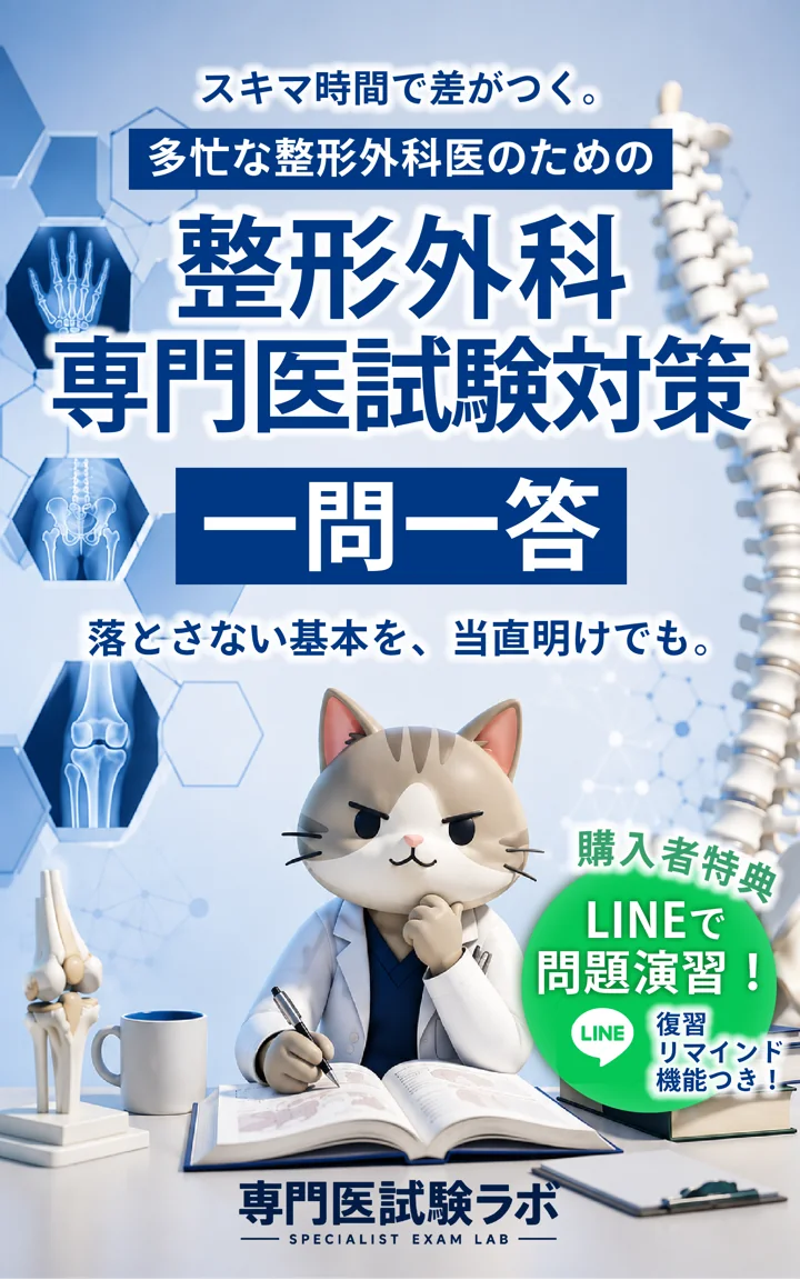 整形外科専門医試験対策 一問一答の表紙